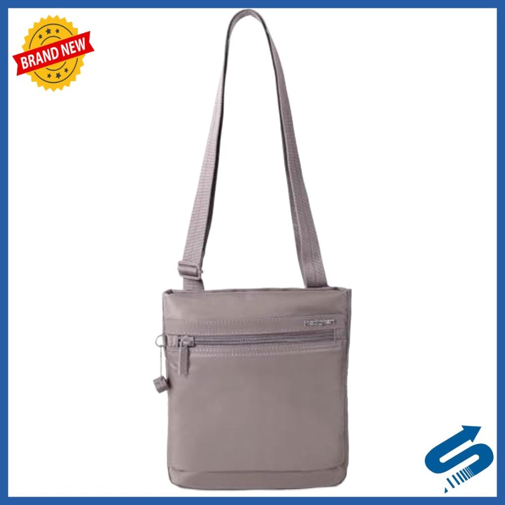 Water-Repellent Crossbody Bag with RFID Protection, 0.92L Capacity - Picture 2 of 5